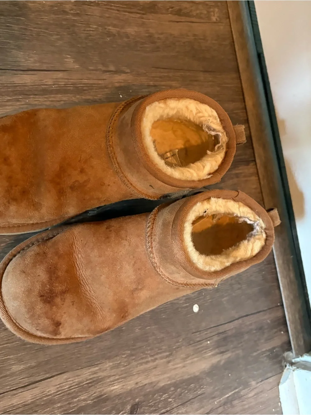 UGG Kids Chestnut Brown Cozy Slip-On Slippers